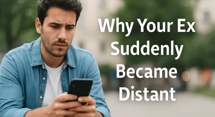Why my ex suddenly became distant.